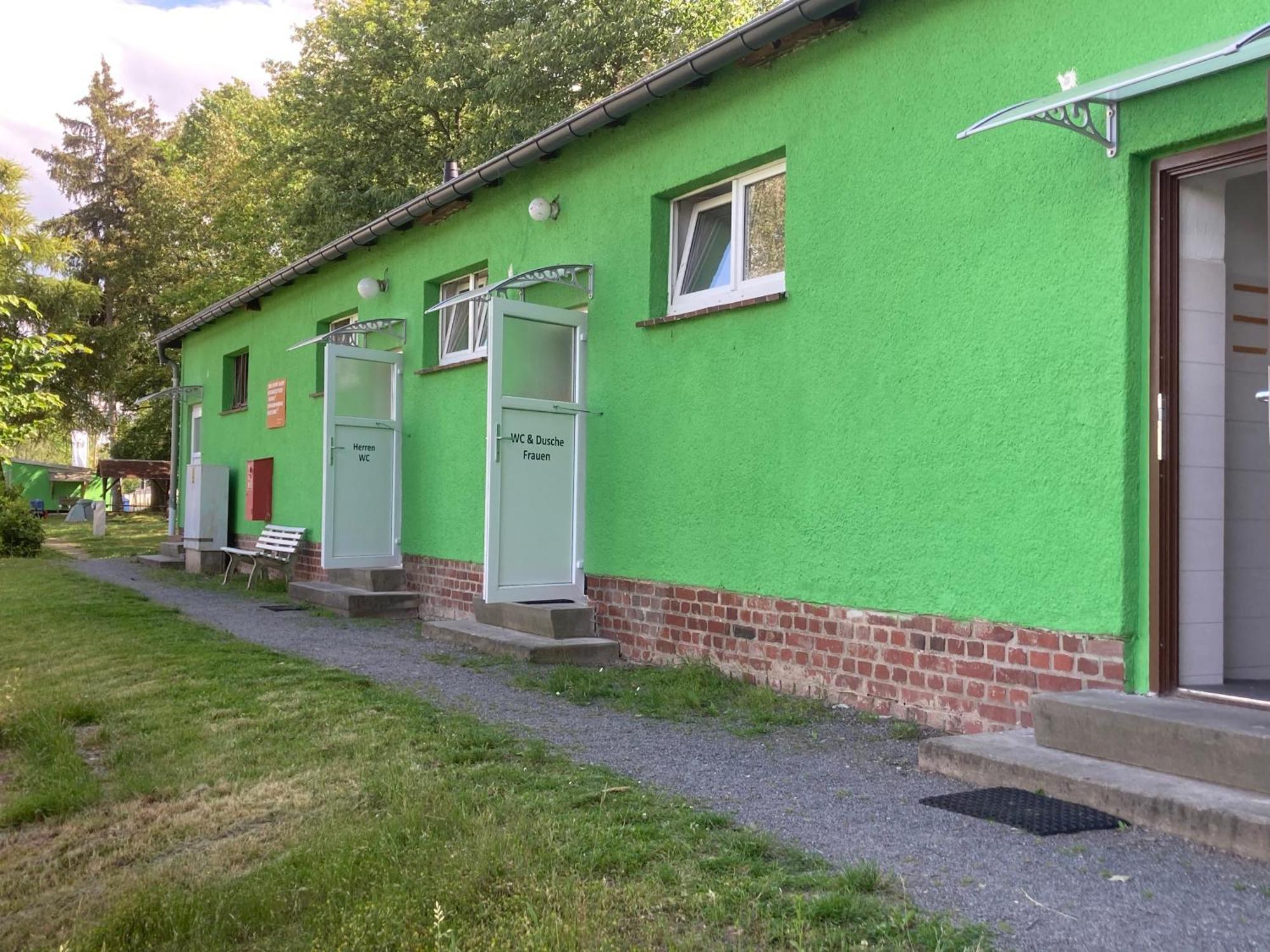 Campingplatz Koberbachtalsperre - Campingfass Mieten Langenbernsdorf Buitenkant foto