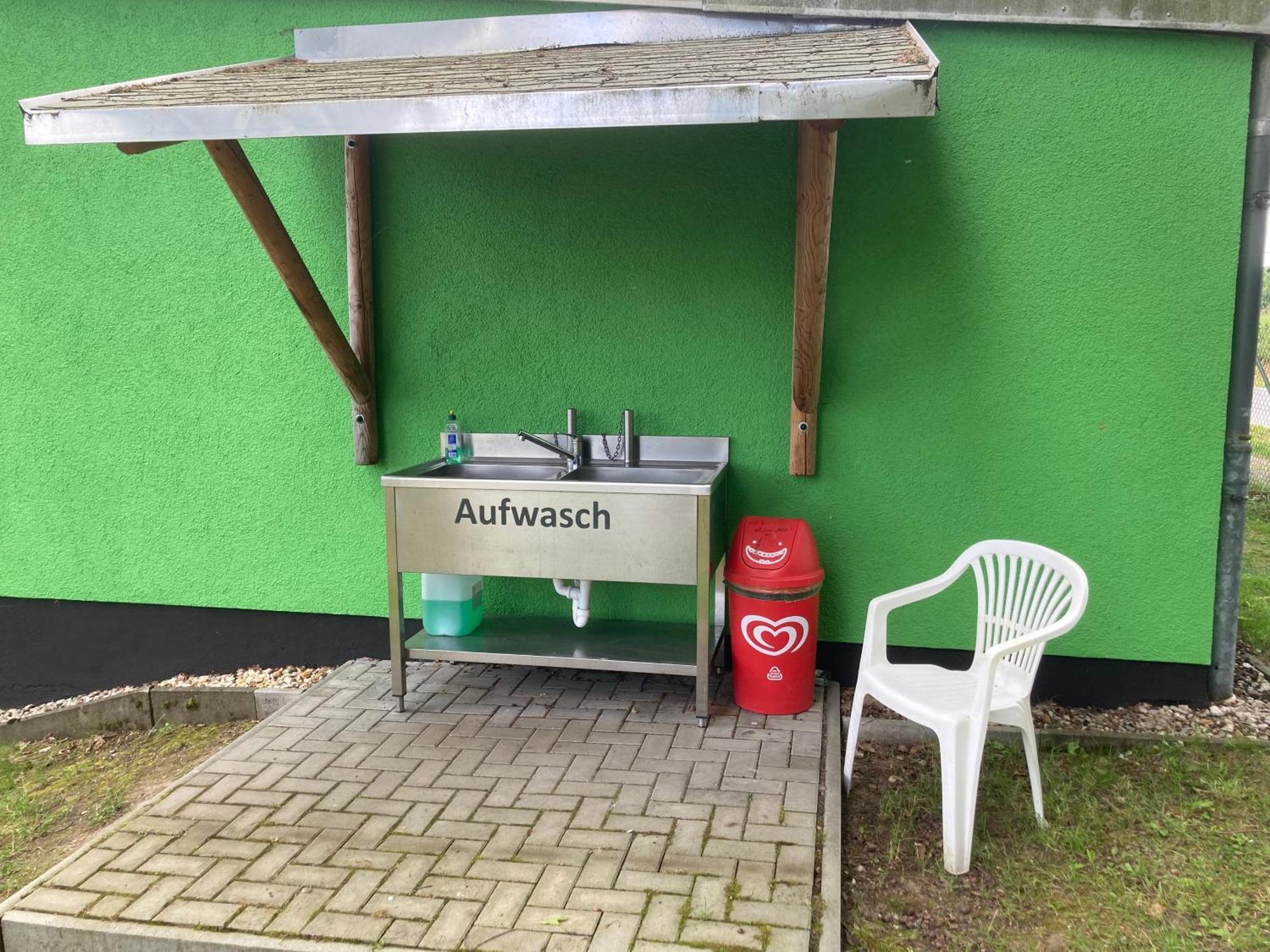 Campingplatz Koberbachtalsperre - Campingfass Mieten Langenbernsdorf Buitenkant foto