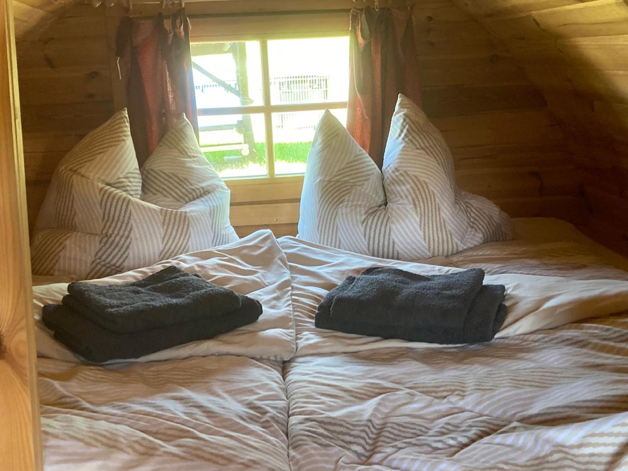 Campingplatz Koberbachtalsperre - Campingfass Mieten Langenbernsdorf Buitenkant foto