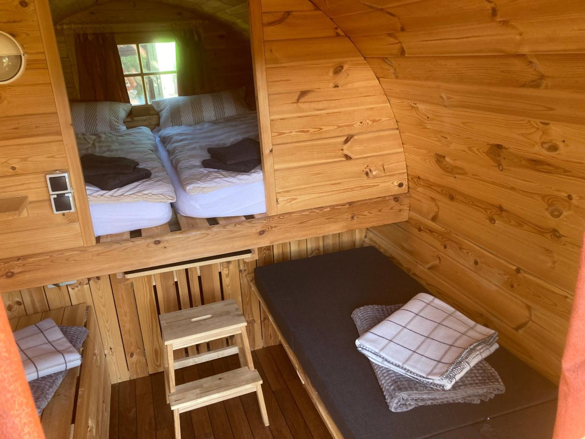 Campingplatz Koberbachtalsperre - Campingfass Mieten Langenbernsdorf Buitenkant foto
