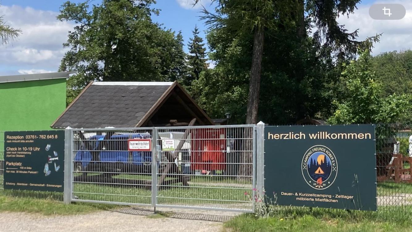 Campingplatz Koberbachtalsperre - Campingfass Mieten Langenbernsdorf Buitenkant foto