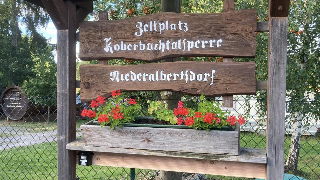 Campingplatz Koberbachtalsperre - Campingfass Mieten Langenbernsdorf Buitenkant foto